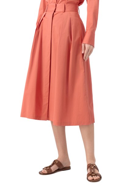 Хлопковая юбка LORENA ANTONIAZZI, арт. P2556G012A/4818, фото 3