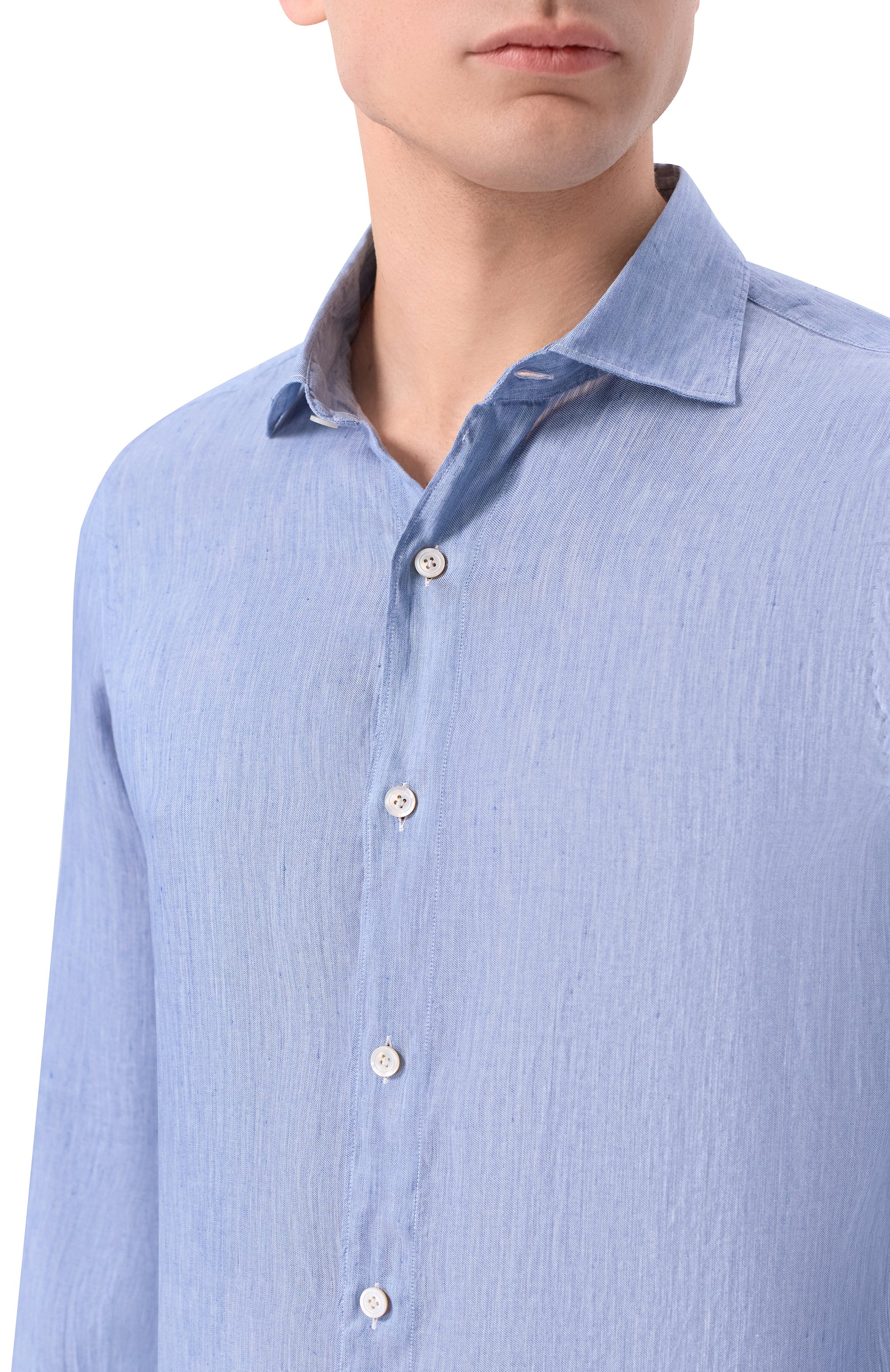 Рубашка изо льна и лиоцелла FINAMORE 1925, арт. GAETE 1 LUIGI Z L/P6044, фото 5