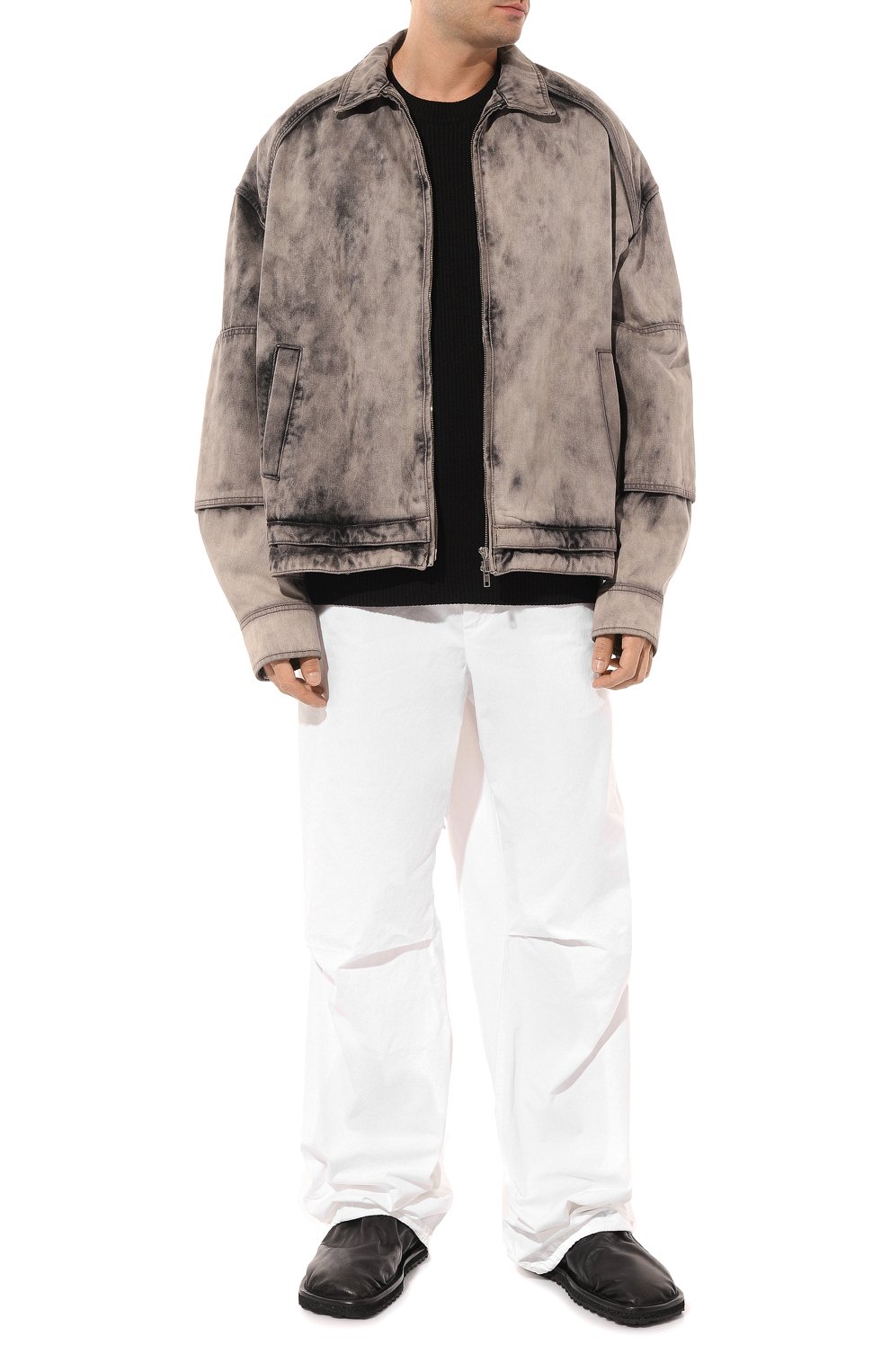 Кожаные слиперы DRIES VAN NOTEN черного цвета по цене 54850 руб., арт. MW232-728, фото 2 Кожаные слиперы DRIES VAN NOTEN, арт. MW232-728, фото 2