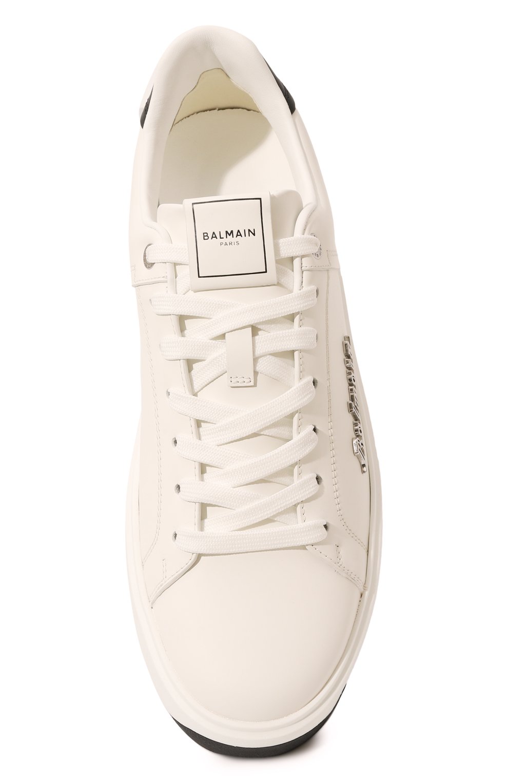 Кожаные кеды b-court BALMAIN, арт. DM1VI288/LTSG, фото 6