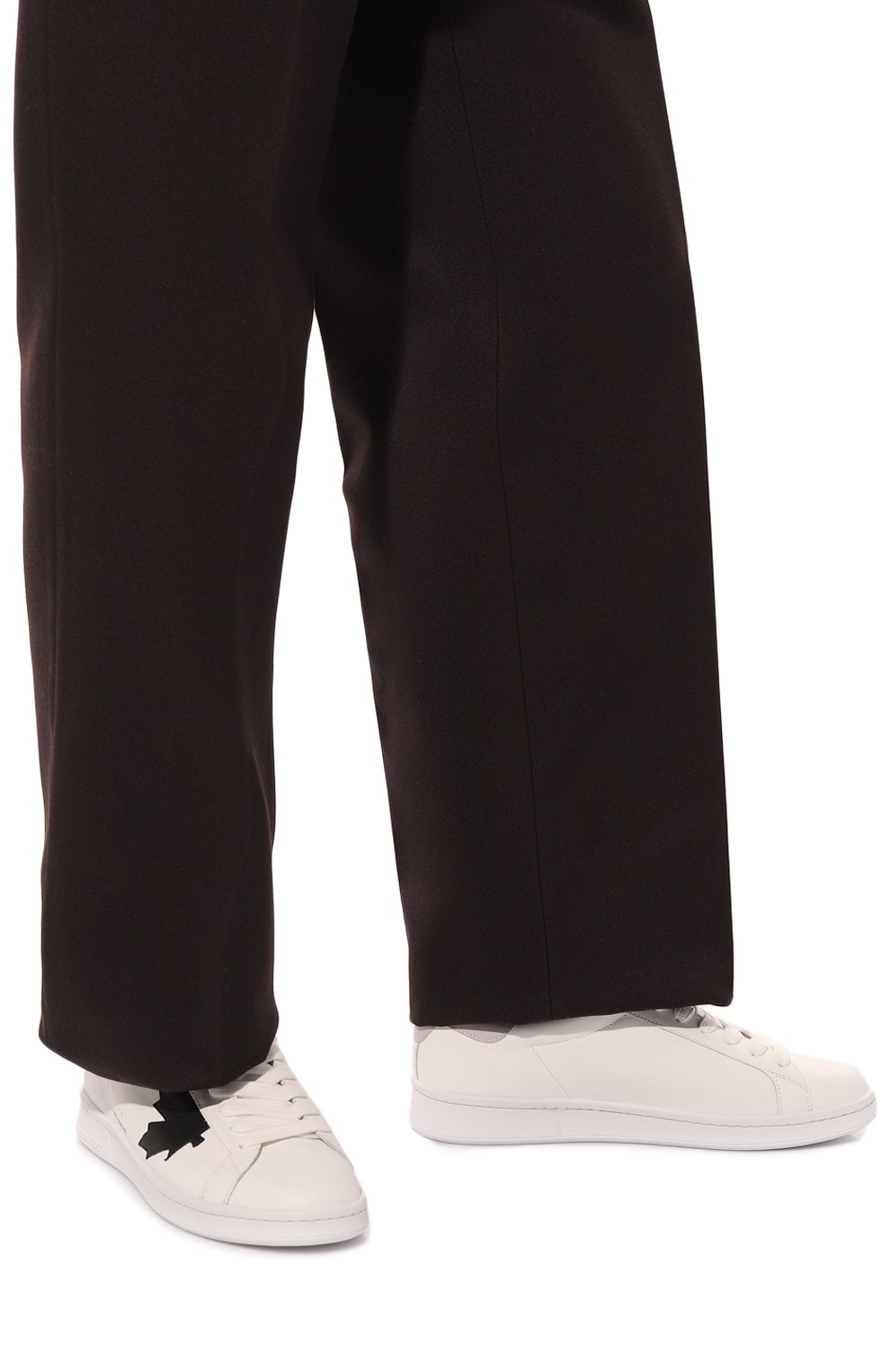 Кожаные кеды boxer DSQUARED2, арт. SNM0174 01500443, фото 3