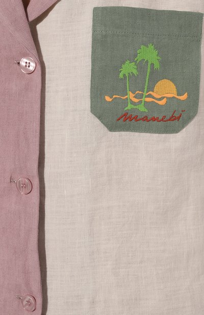 Льняная рубашка MANEBI, арт. A71UM, фото 5