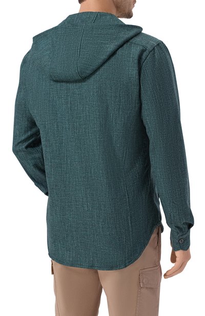 Рубашка из шерсти и шелка KITON, арт. UMCMARK0119G12, фото 4