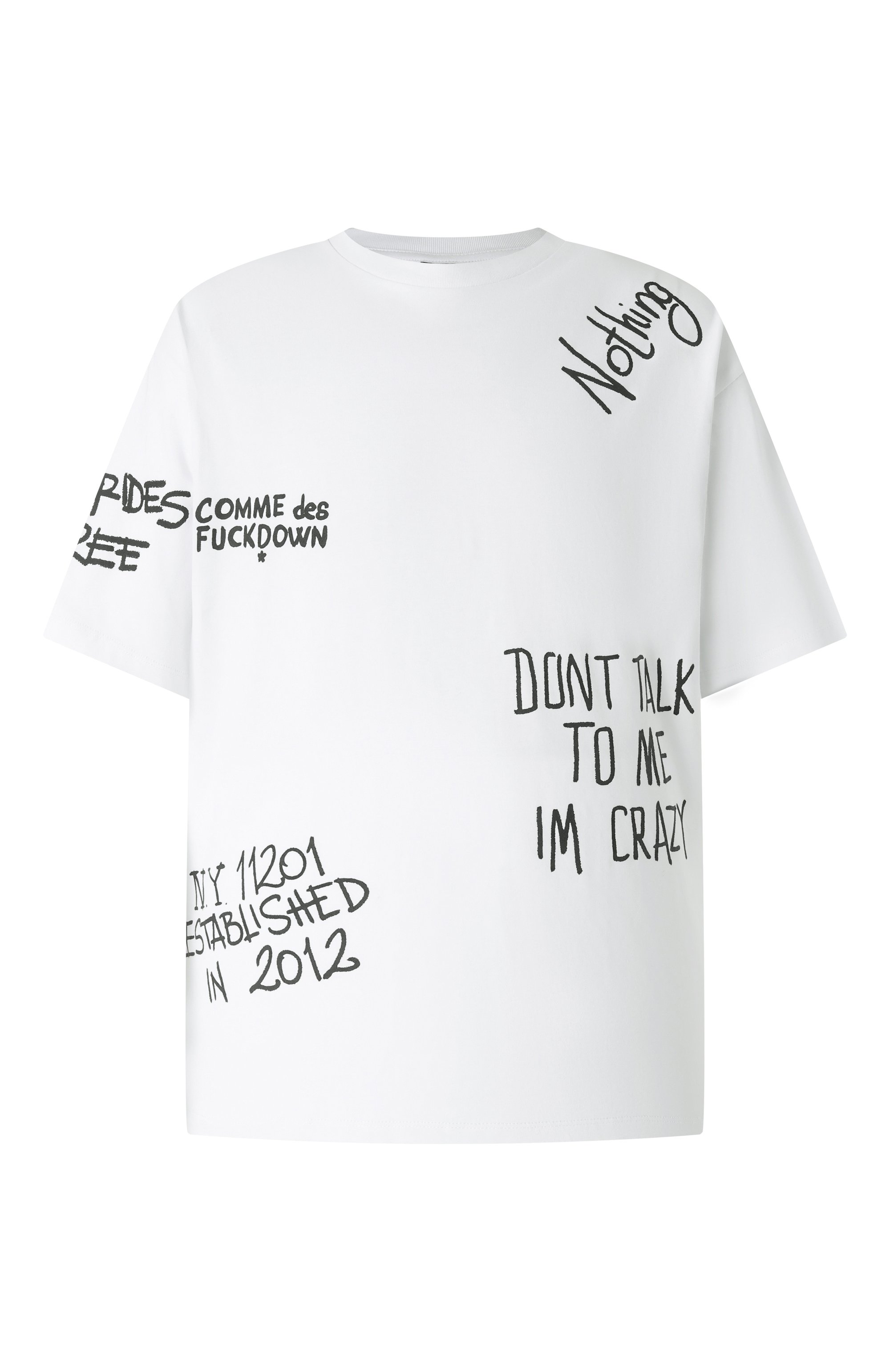 Хлопковая футболка COMME DES FUCKDOWN, арт. CFABM01552, фото 1