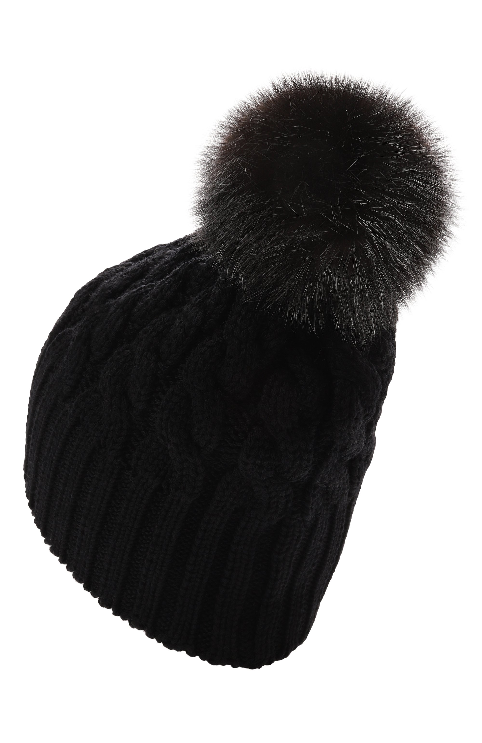 Шерстяная шапка mona с отделкой из соболя BLACK SABLE, арт. BS-24016, фото 3