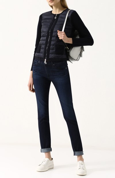 Шерстяной жакет со стеганой пуховой вставкой MONCLER, арт. D1-093-94722-00-91112, фото 2