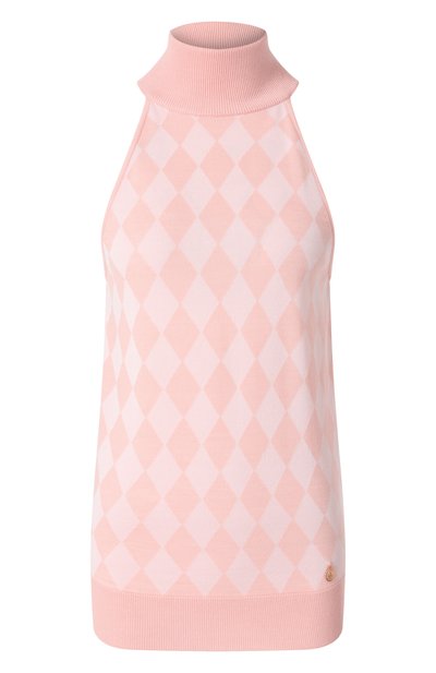 Женский топ из шерсти и вискозы BALMAIN, арт. DF1AE090/KG62