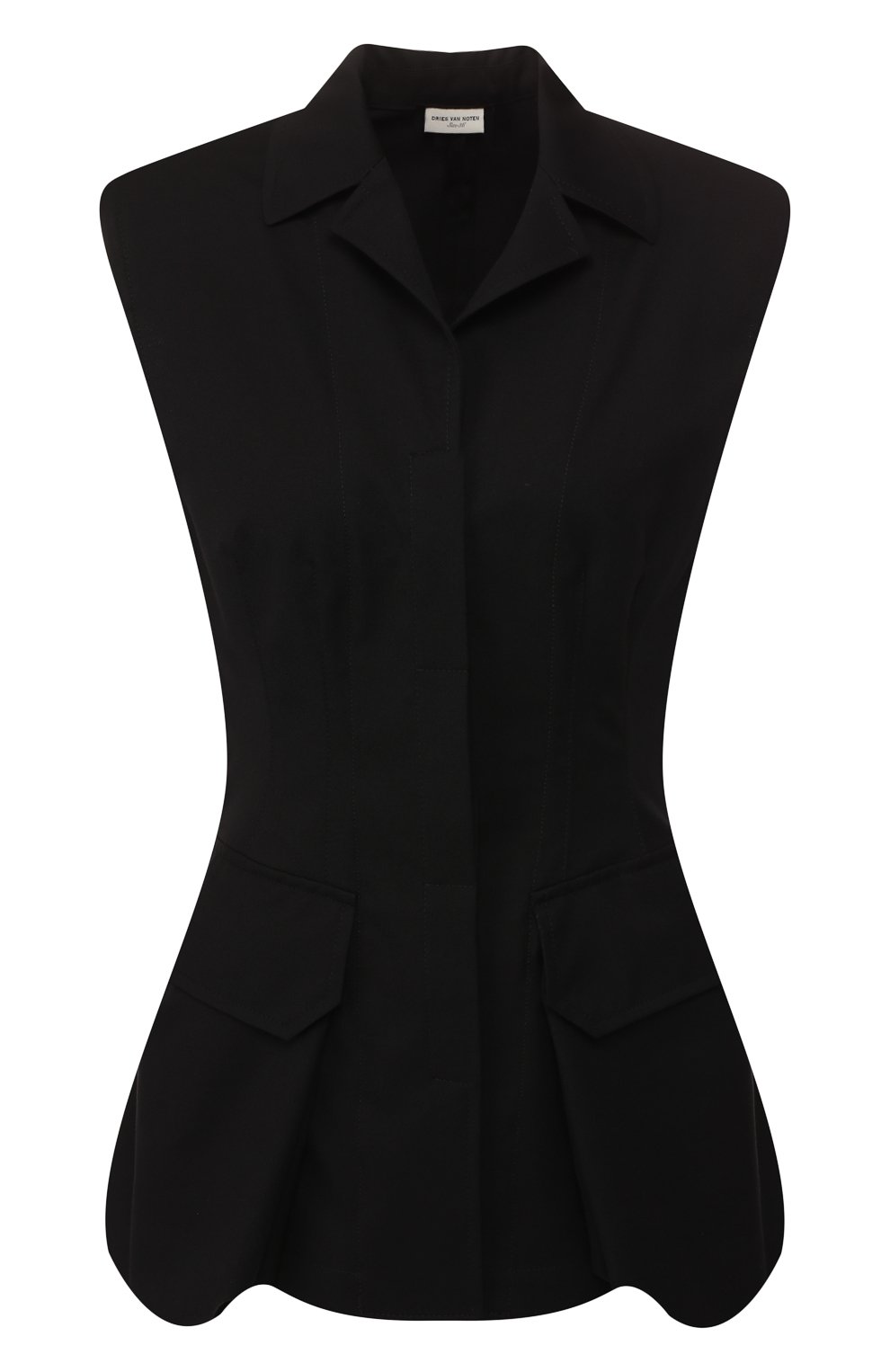 Жилет из смеси хлопка и шерсти DRIES VAN NOTEN, арт. 191-10421-7286, фото 1