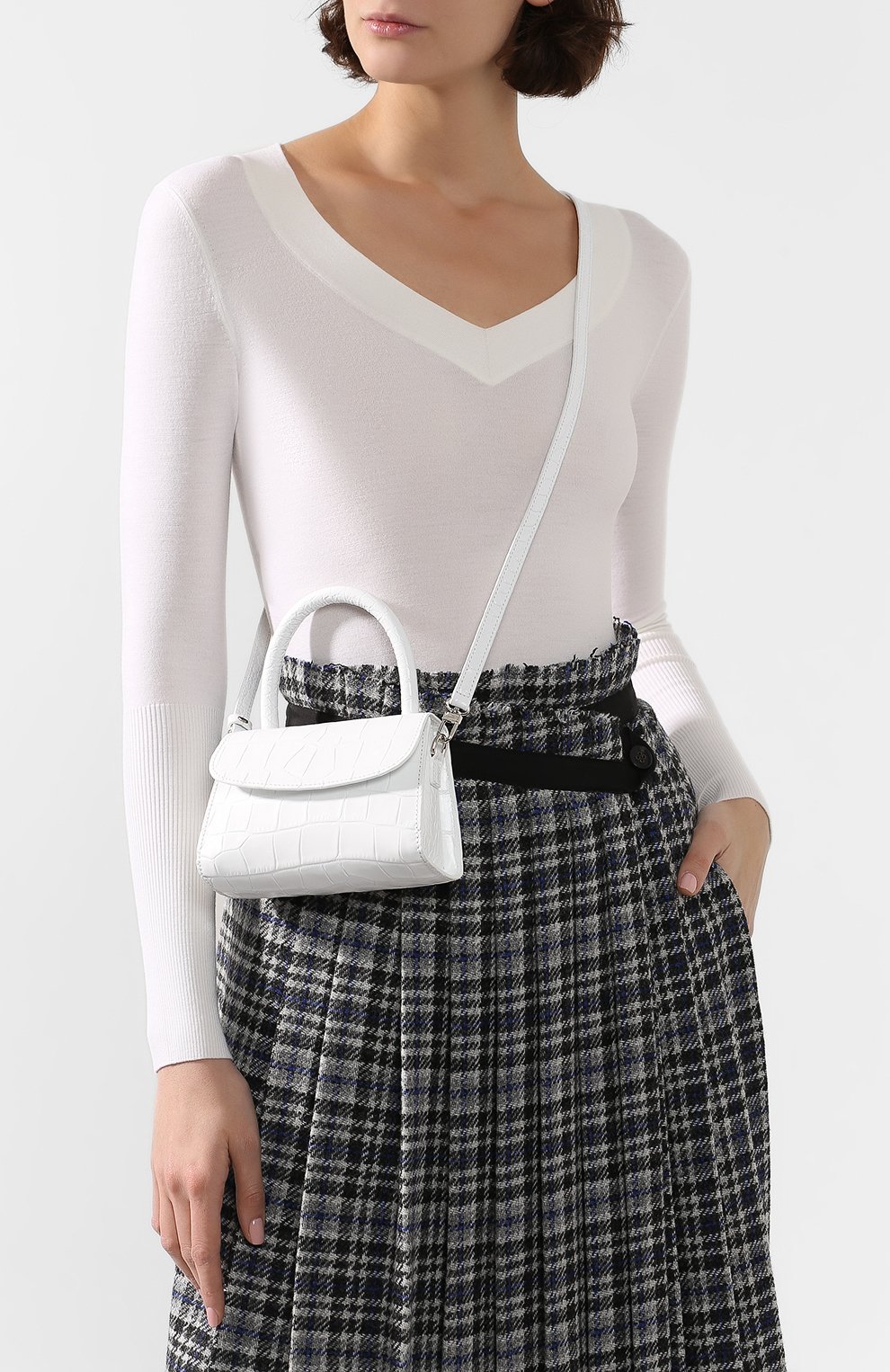 Сумка mini BY FAR, арт. 19CRMINAWHDSMA, фото 5