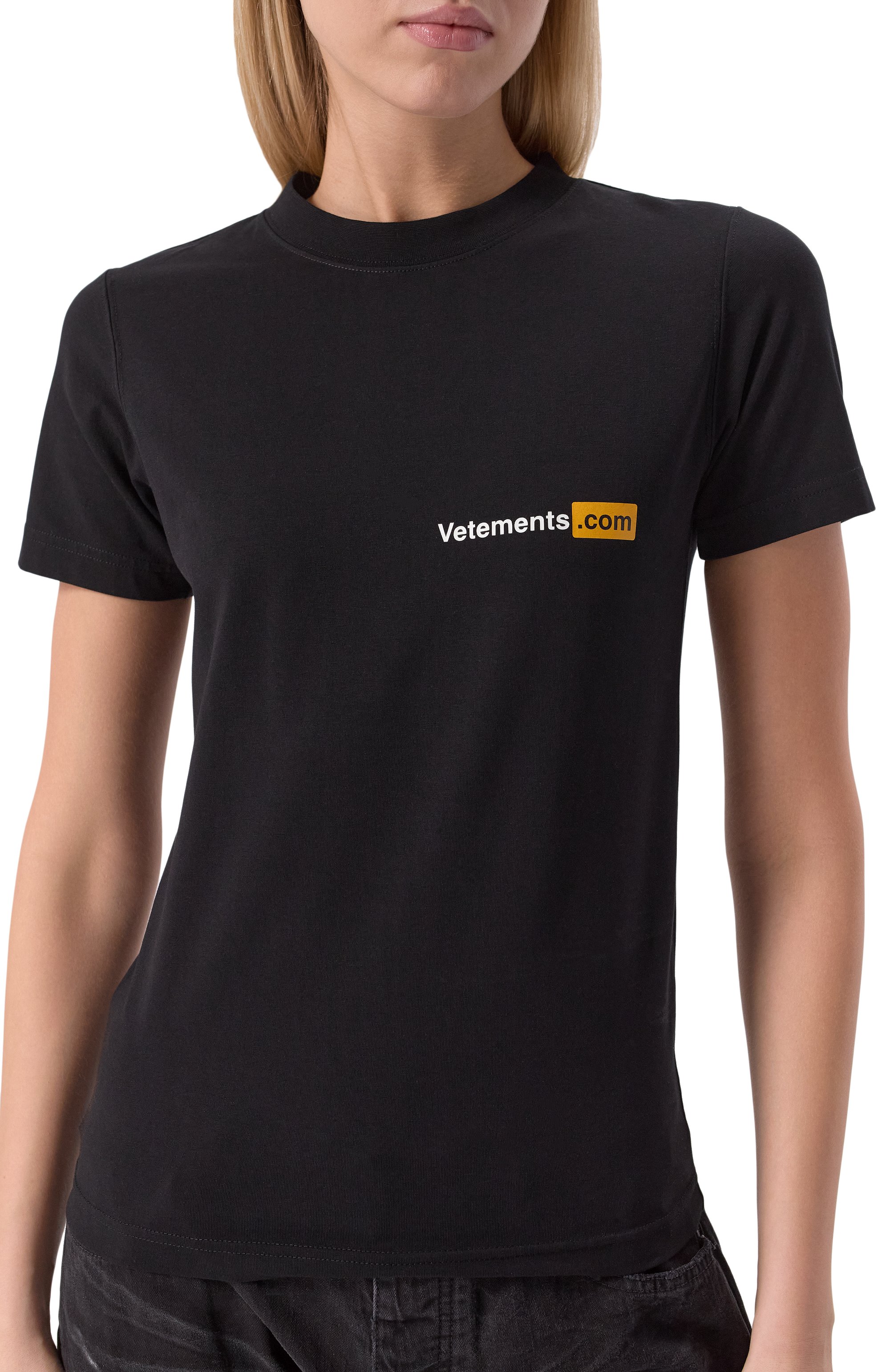 Хлопковая футболка VETEMENTS, арт. MA66TR650B, фото 5