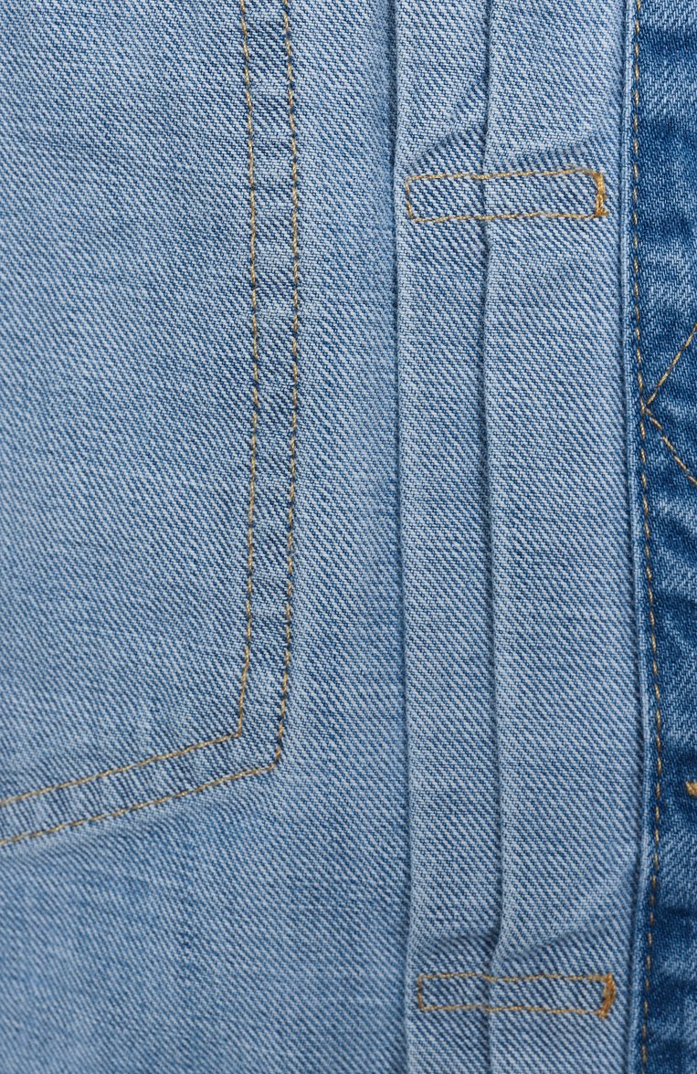 Мужская джинсовая куртка DSQUARED2 синего цвета, арт. S71AN0607/S30309 | Фото 7 (Длина (верхняя одежда): Короткие; Материал внешний: Хлопок, Деним; Рукава: Длинные; Кросс-КТ: Деним, Легкие; Стили: Кэжуэл)