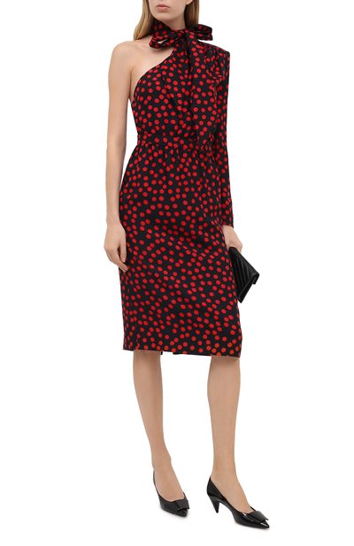 Шелковое платье SAINT LAURENT, арт. 635722/Y8B07, фото 2