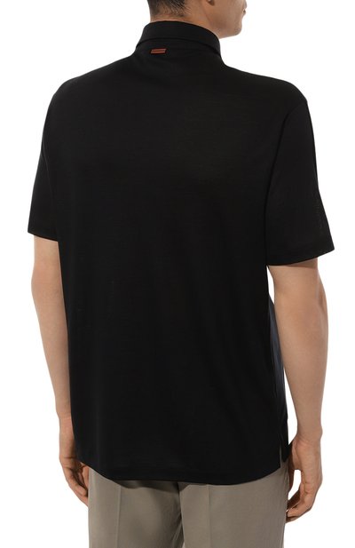 Шерстяное поло ZEGNA, арт. E7345A5/BCT724412, фото 4