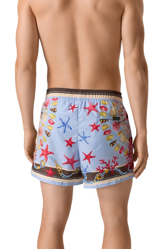 Плавки-шорты Dolce & Gabbana M4F34T/FIM60 Голубой  M4F34T/FIM60 Фото 3