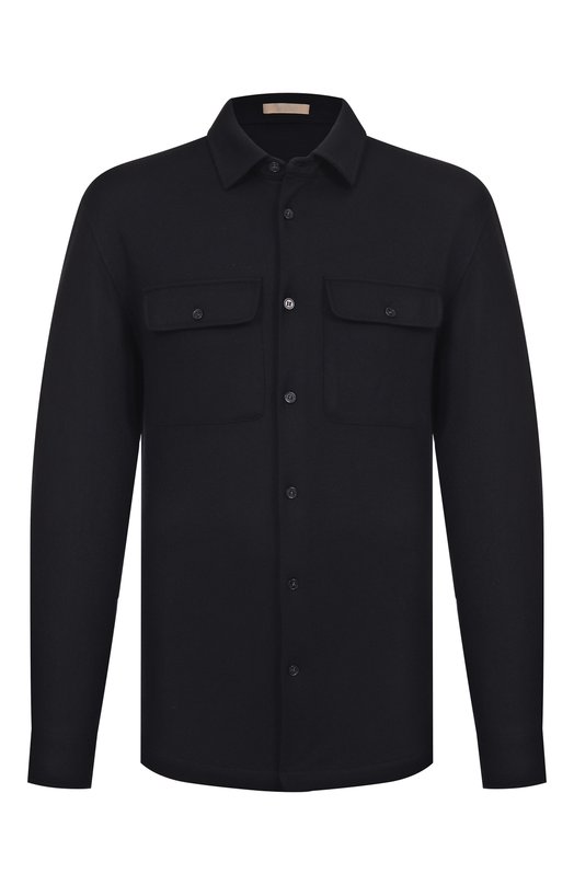 Шерстяная рубашка 12 STOREEZ 134098 Чёрный 134098