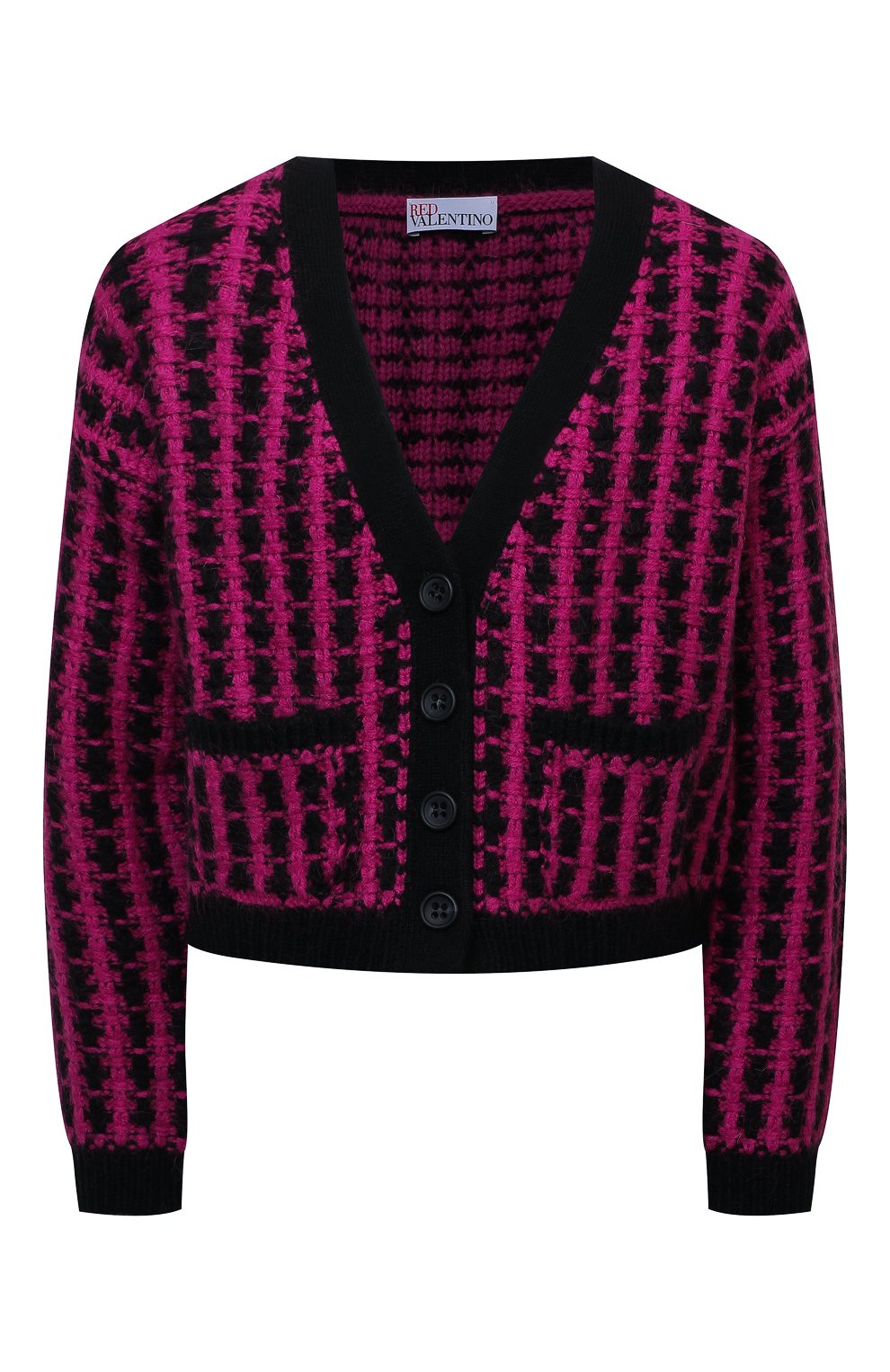 Кардиган REDVALENTINO фуксия цвета по цене 55150 руб., арт. WR0KA02Z/66P, фото 1 Кардиган REDVALENTINO, арт. WR0KA02Z/66P, фото 1