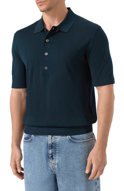 Шелковое поло 12 STOREEZ, арт. 137261, фото 3