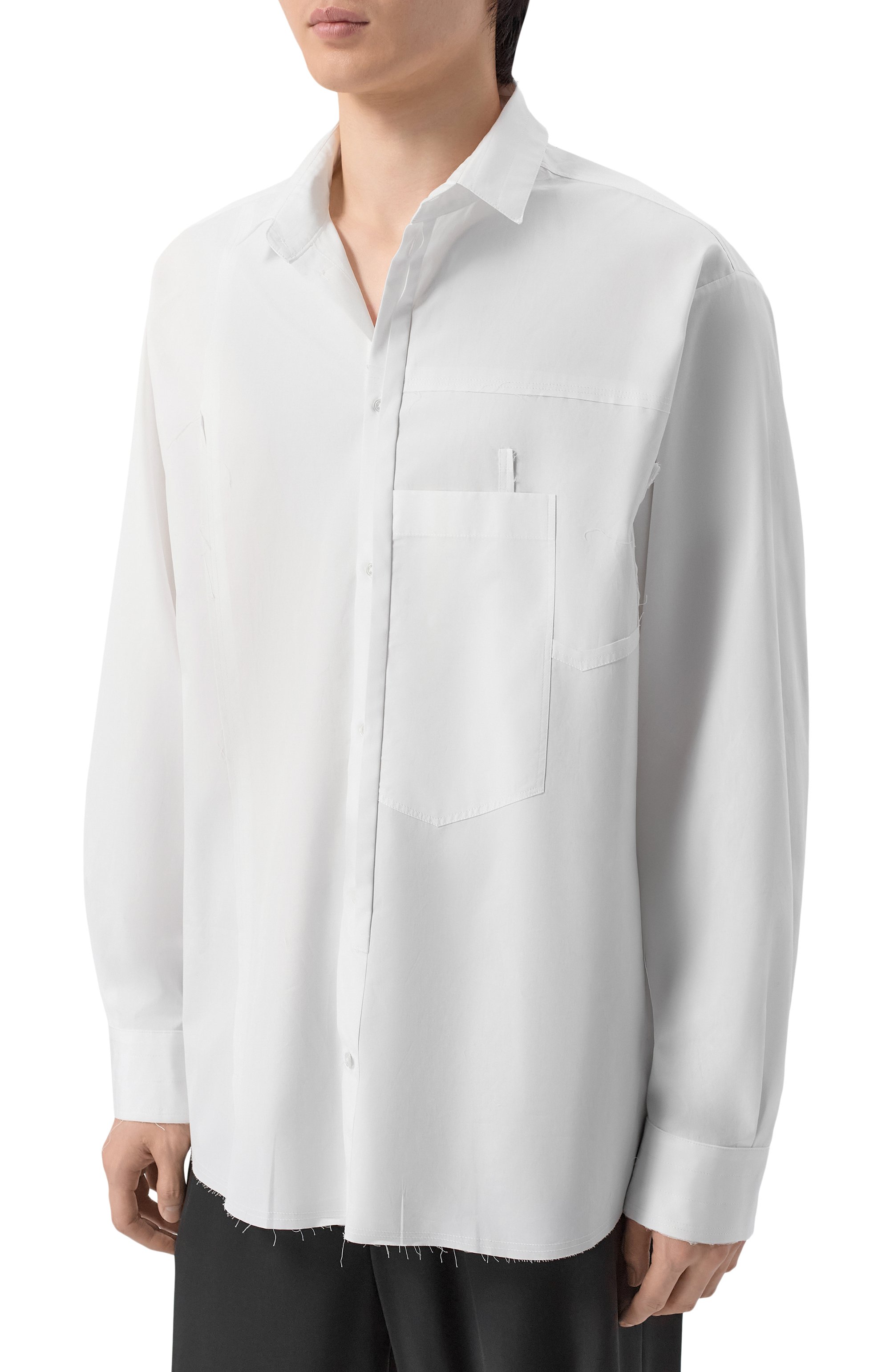 Хлопковая рубашка ISABEL BENENATO, арт. UW61S26_001, фото 3