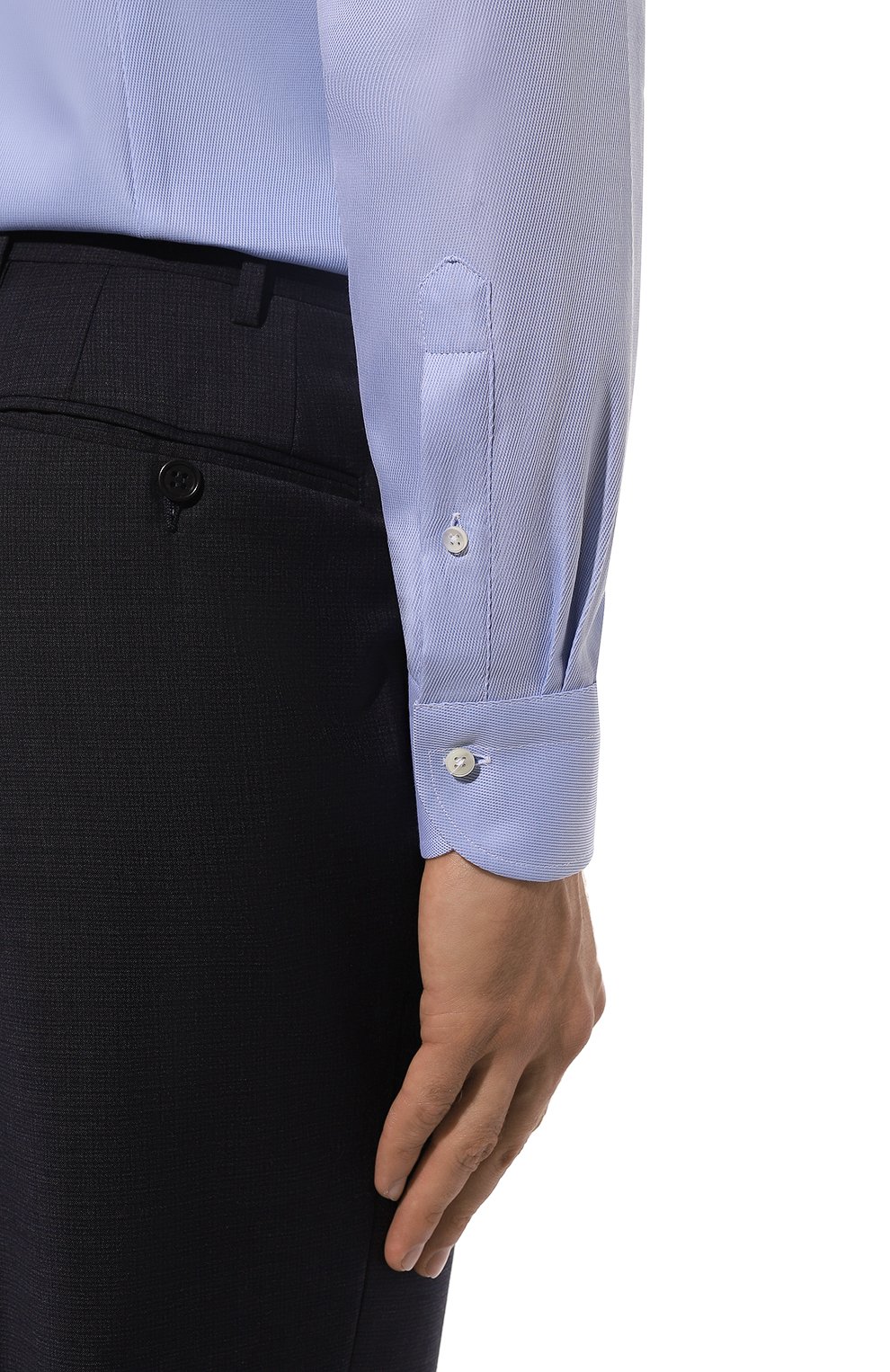 Хлопковая сорочка CANALI, арт. NCLX018/GR03301, фото 6