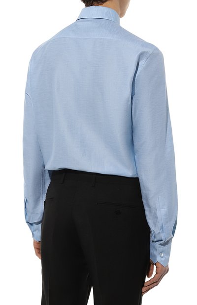 Сорочка из хлопка и ль�на STEFANO RICCI, арт. MC003685/R2564, фото 5