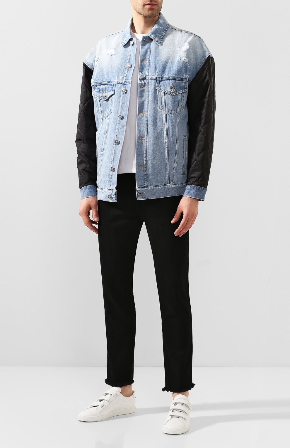 Кожаные кеды SAINT LAURENT, арт. 605962/0ZS00, фото 2