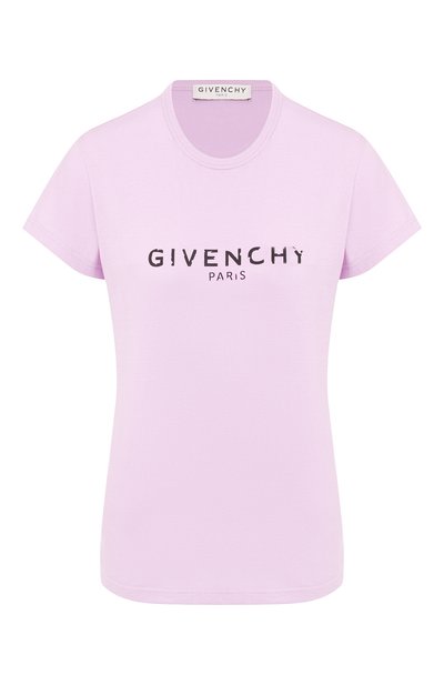 Женская хлопковая футболка GIVENCHY, арт. BW707X3Z0Y