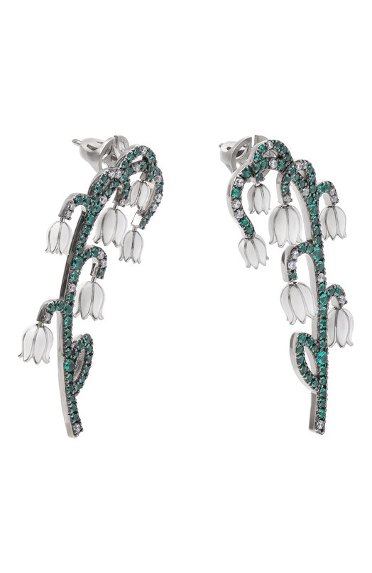 Серьги Queensbee 201437 Зелёный  201437 Фото 3