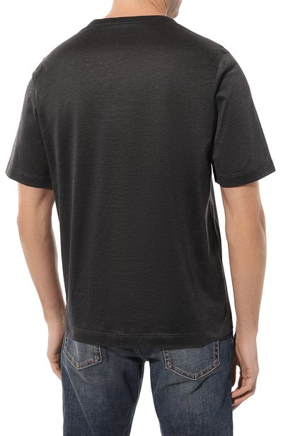 Хлопковая футболка ZILLI, арт. TSR02DZS56014ZS00000W, фото 4