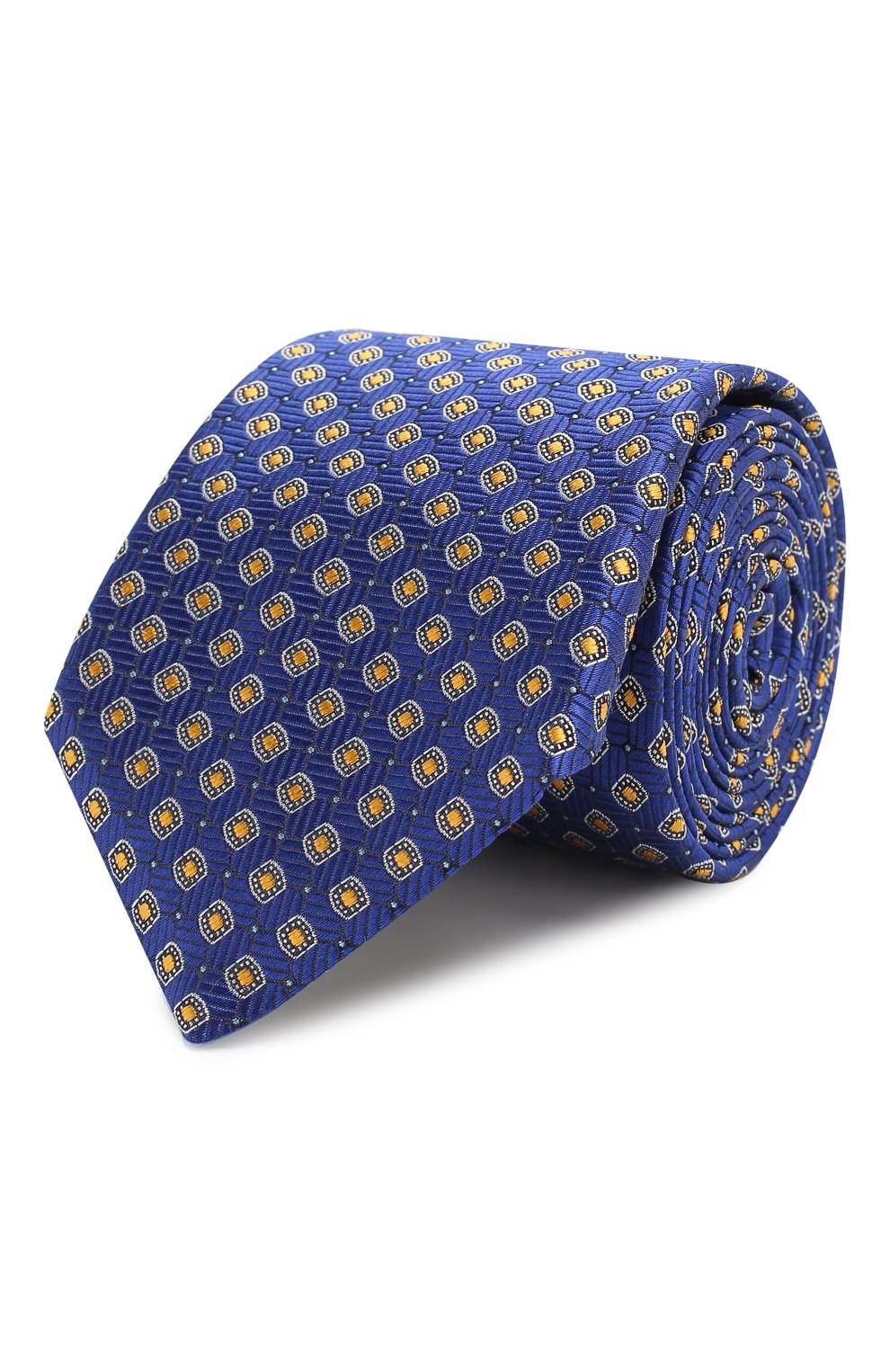 Шелковый галстук CANALI синего цвета по цене 8995 руб., арт. 18/HJ02024, фото 1 Шелковый галстук CANALI, арт. 18/HJ02024, фото 1