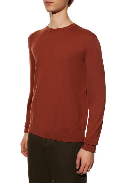 Джемпер из хлопка и кашемира ZEGNA, арт. UZQ90/110, фото 3