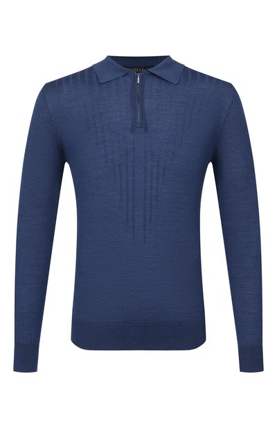 Мужское поло из шерсти и шелка ZILLI, арт. KZP001M0230VZRD00