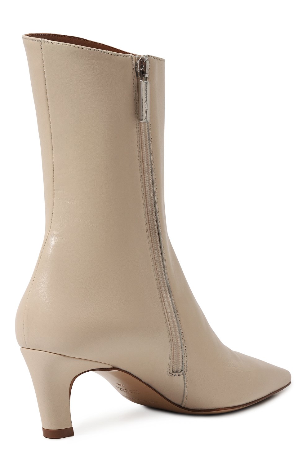 Кожаные ботильоны kay MATTIA CAPEZZANI кремового цвета по цене 54500 руб., арт. W360/NAPPA, фото 5 Кожаные ботильоны kay MATTIA CAPEZZANI, арт. W360/NAPPA, фото 5