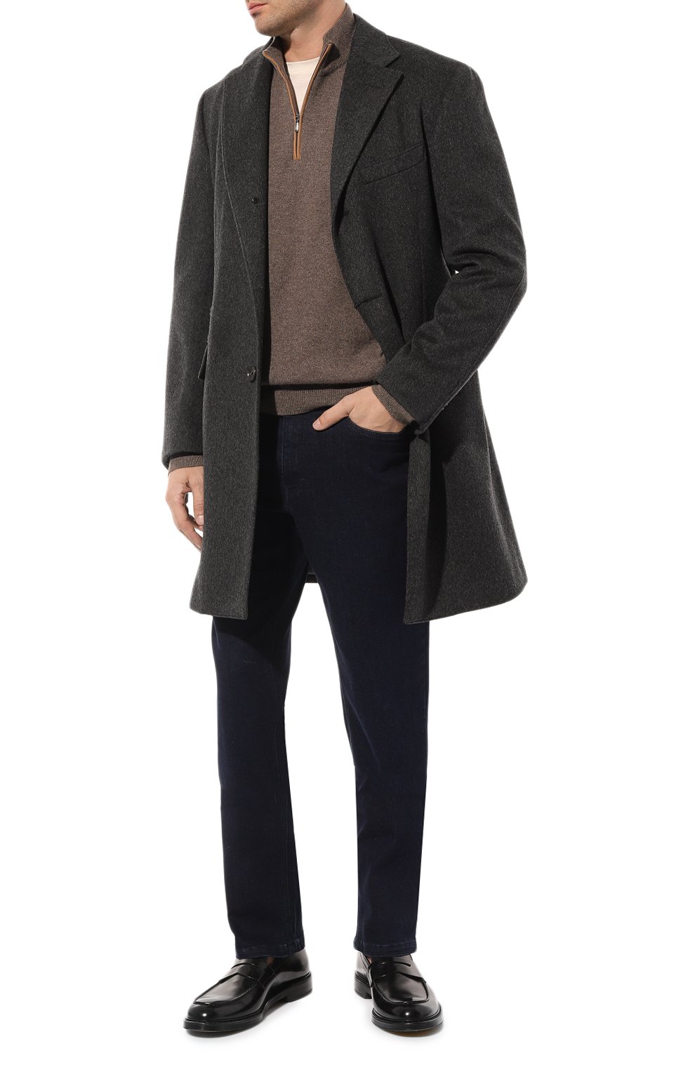 Джинсы ZILLI темно-синего цвета по цене 134000 руб., арт. J5T001M0410VLW000, фото 2 Джинсы ZILLI, арт. J5T001M0410VLW000, фото 2