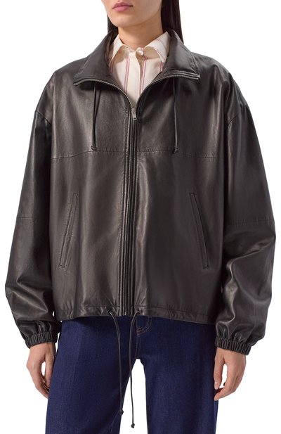 Кожаная куртка HAIKURE, арт. HEW09124PL006TP/J0RDAN NAPPA, фото 3