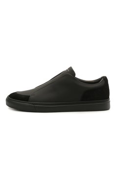Мужские кожаные кеды jaunty HARRYS OF LONDON черного цвета, арт. 372/103 | Фото 3 (Подошва: Плоская; Материал внутренний: Натуральная кожа; Материал утеплителя: Без утеплителя; Стили: Гранж; Материал сплава: Проставлено; Драгоценные камни: Проставлено; Материал внешний: Натуральная кожа; Кросс-КТ: Низкие)