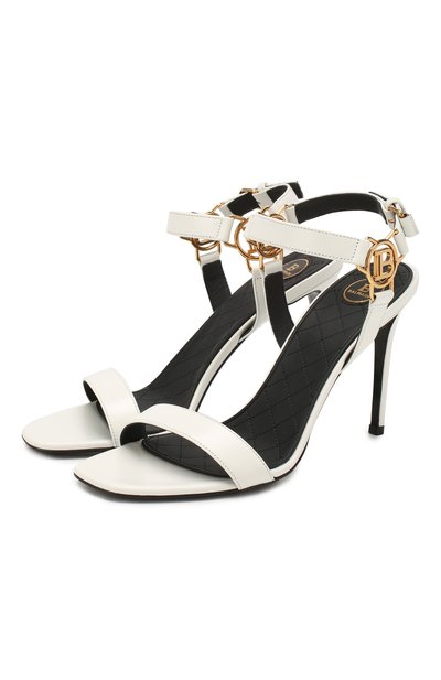 Кожаные босоножки BALMAIN, арт. TN1C293/LGDB, фото 1