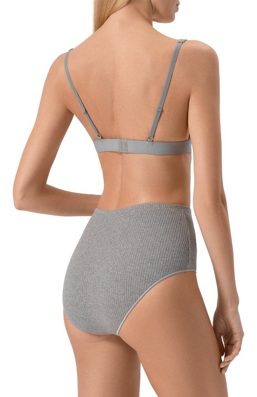 Хлопковые трусы с завышенной талией DNUD Paris L935CU Серый  L935CU Фото 3