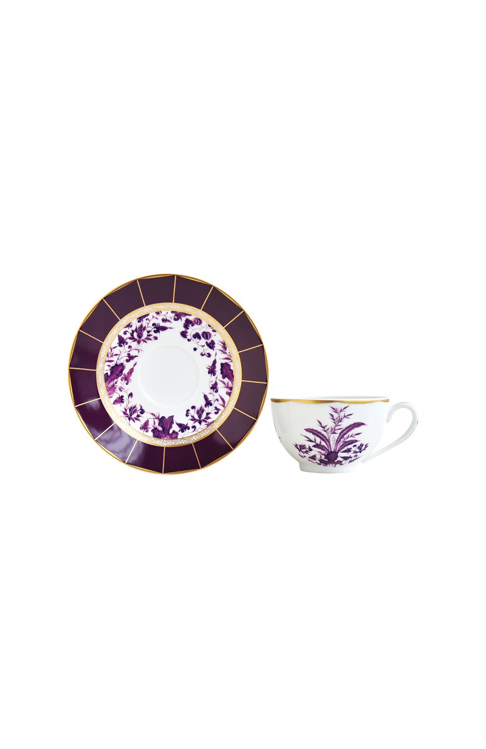 Чайный сервиз prunus на шесть персон BERNARDAUD фиолетового цвета по цене 370500 руб., арт. 1831/22626, фото 3 Чайный сервиз prunus на шесть персон BERNARDAUD, арт. 1831/22626, фото 3