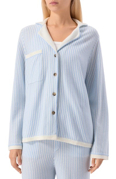 Рубашка из шерсти и кашемира ALLUDE, арт. 255/17750, фото 3