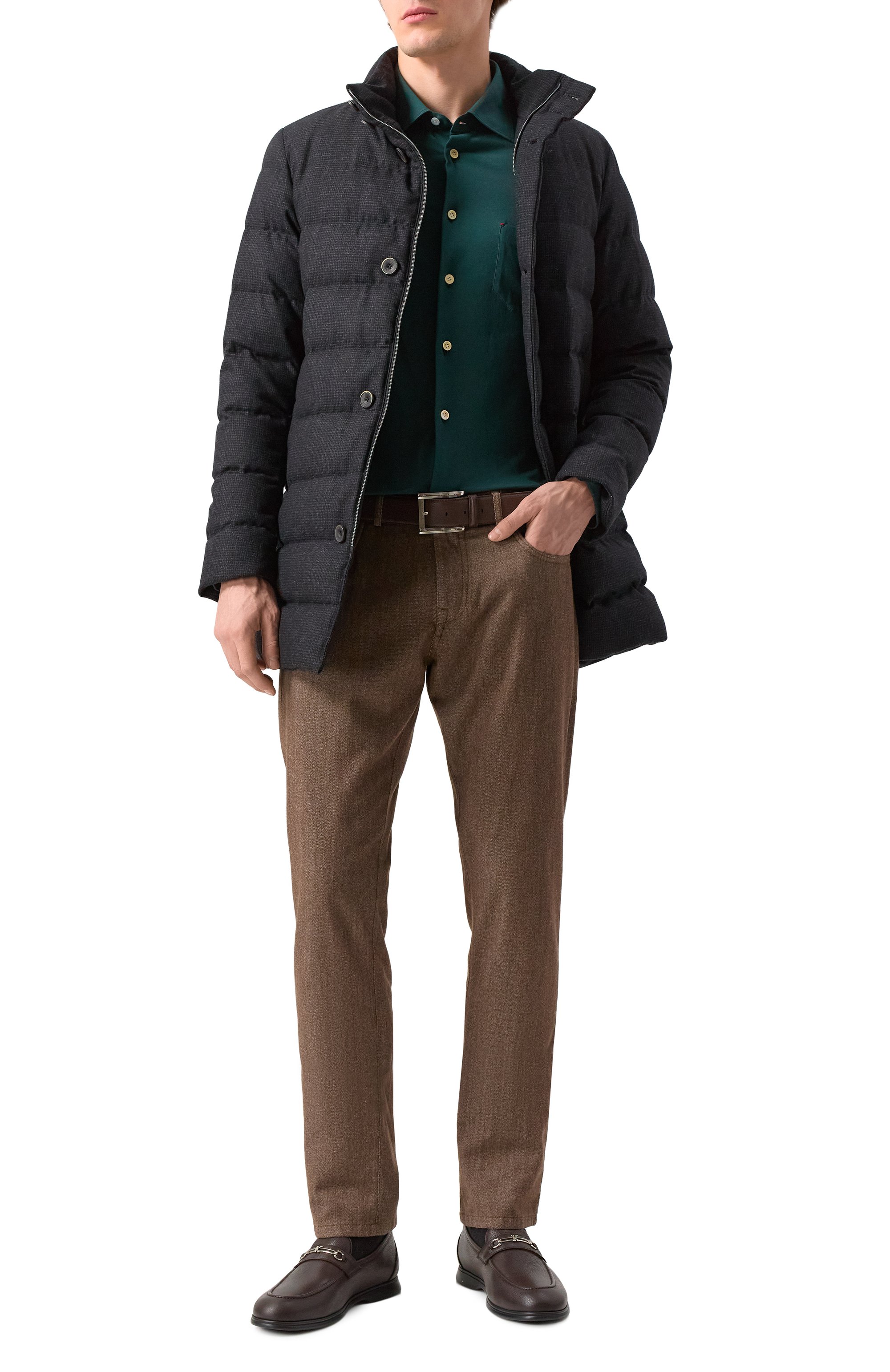 Хлопковая сорочка KITON, арт. UMCNERH08837, фото 2