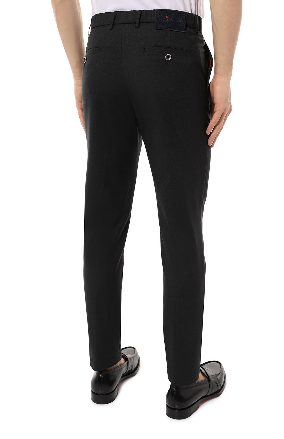 Шерстяные брюки KITON, арт. UFPPEK03711, фото 4