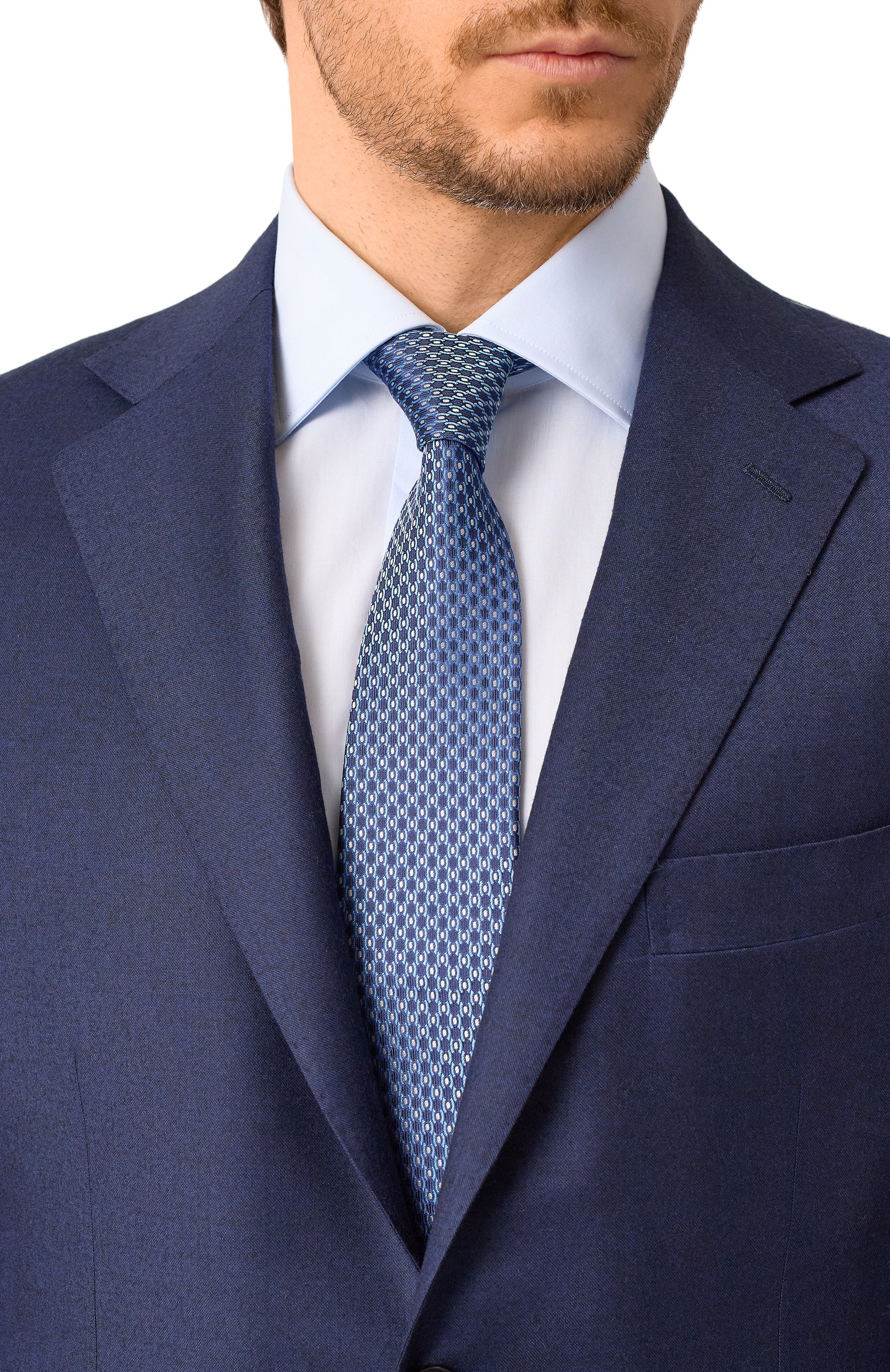 Шелковый галстук CANALI, арт. 18/HJ04238, фото 2