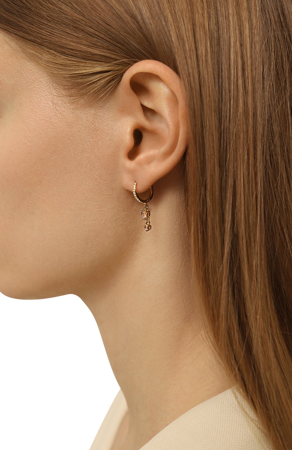 Серьги с аметистом MOONKA, арт. ec-err-amt, фото 2