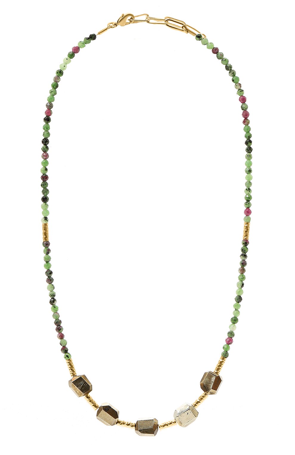 Колье HANKA_IN темно-серого цвета по цене 20600 руб., арт. ELEM-CH-Z0I-PYR-1M, фото 1 Колье HANKA_IN, арт. ELEM-CH-Z0I-PYR-1M, фото 1