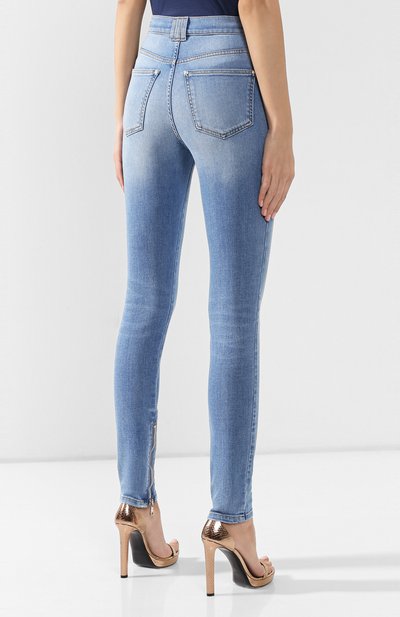 Джинсы BALMAIN голубого цвета по цене 65950 руб., арт. SF15592/D067, фото 4 Джинсы BALMAIN, арт. SF15592/D067, фото 4