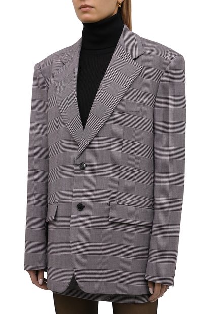 Шерстяной жакет VETEMENTS розового цвета по цене 216000 руб., арт. UE52JA200P 1204/W, фото 3 Шерстяной жакет VETEMENTS, арт. UE52JA200P 1204/W, фото 3