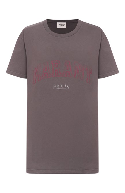 Женская хлопковая футболка ISABEL MARANT ETOILE, арт. 23PTS0069FA-A1N97E