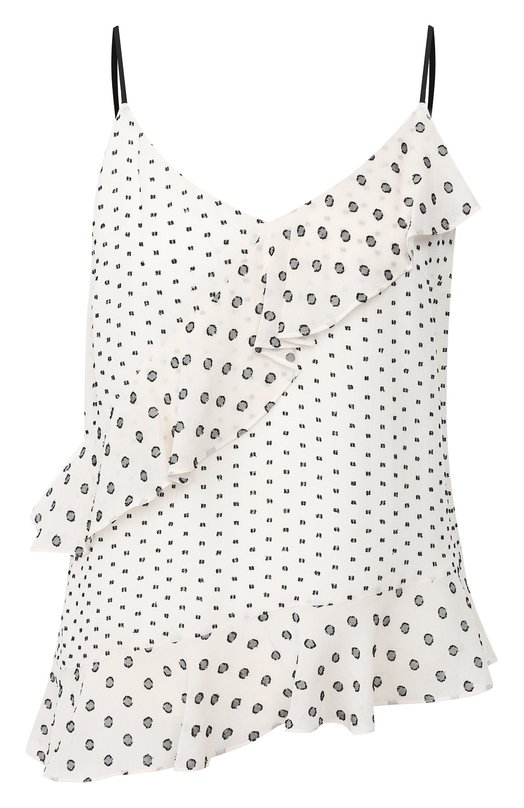 

Топ из вискозы Diane Von Furstenberg, Чёрно-белый