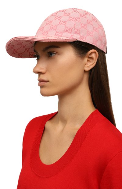 Хлопковая бейсболка GUCCI, арт. 748475/4HG62, фото 2