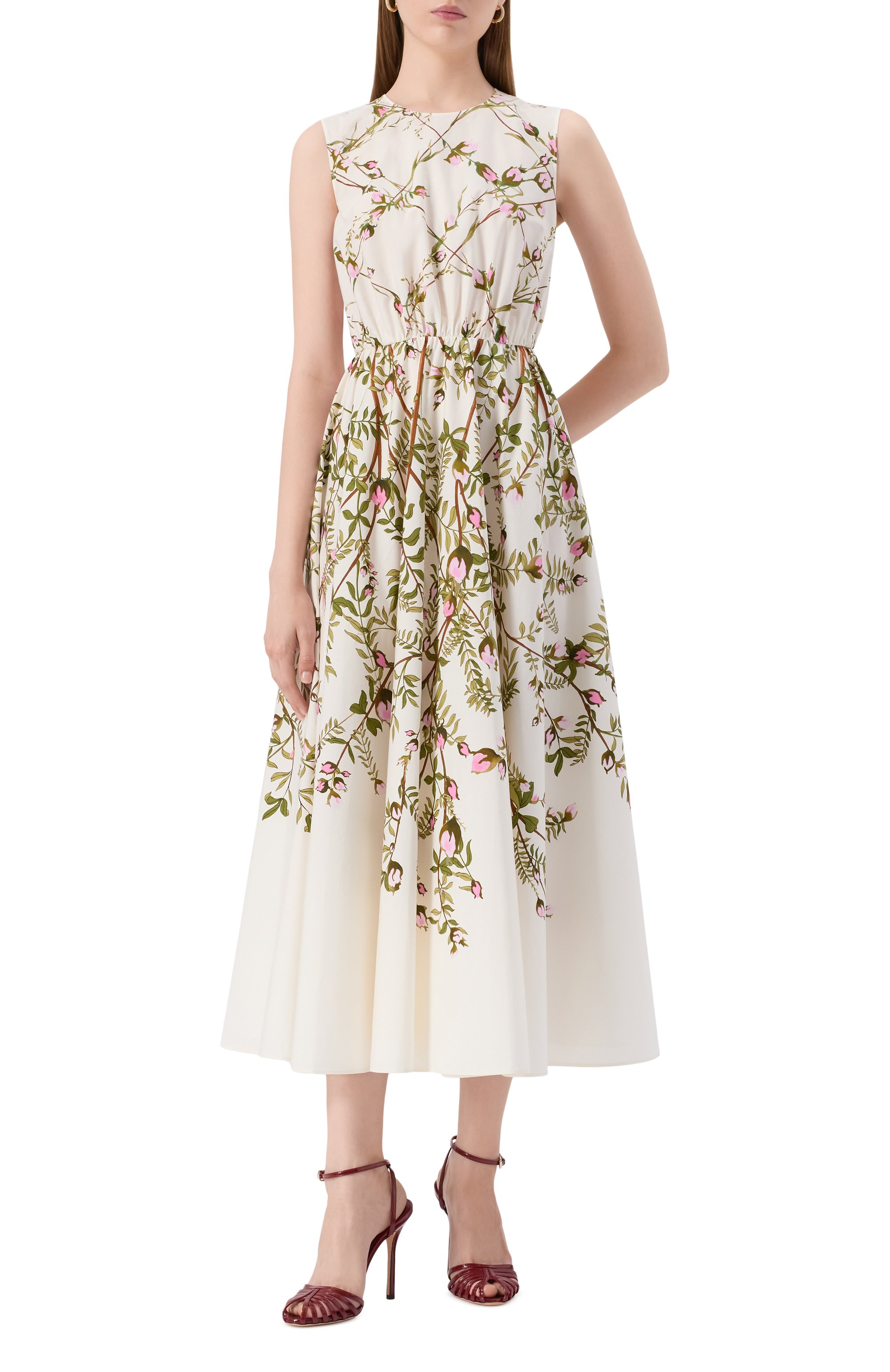 Кожаные босоножки GIAMBATTISTA VALLI, арт. 25FWKVLIS262/62PLE, фото 3